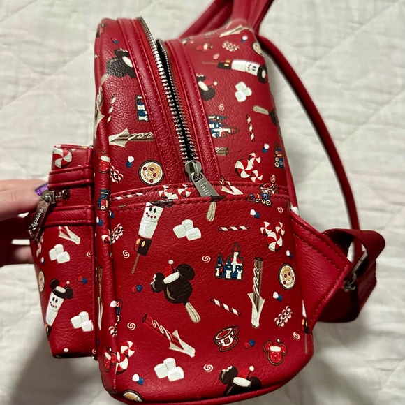 Disney Loungefly Holiday Snacks Mini Backpack - Picture 4 of 9